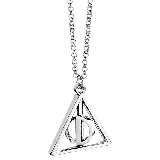 Harry Potter Deathly Hallows spinning necklace