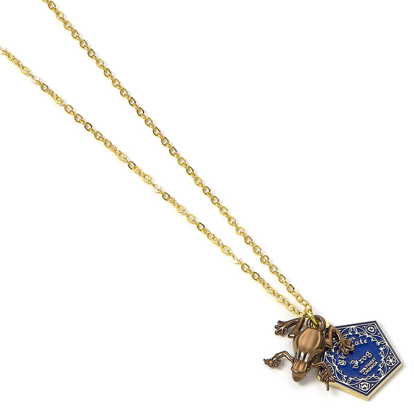 Harry Potter Chocolate Frog Necklace - Gold