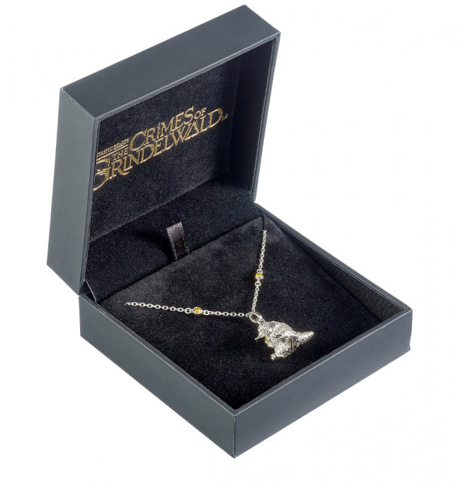 Fantastic beasts Niffler necklace with crystal detail