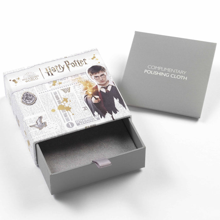 Harry Potter Personalised Hogwarts Acceptance Letter with Opening Envelope Necklace - Sterling Silver