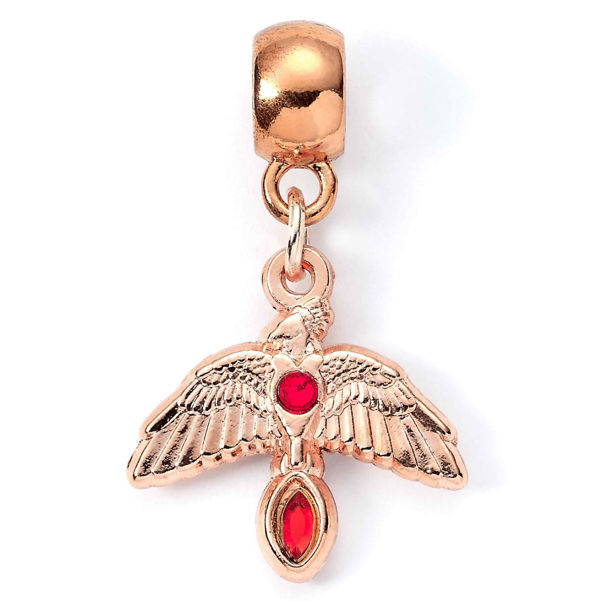 Harry Potter Fawkes Rose Gold Plated Slider Charm - Rose Gold