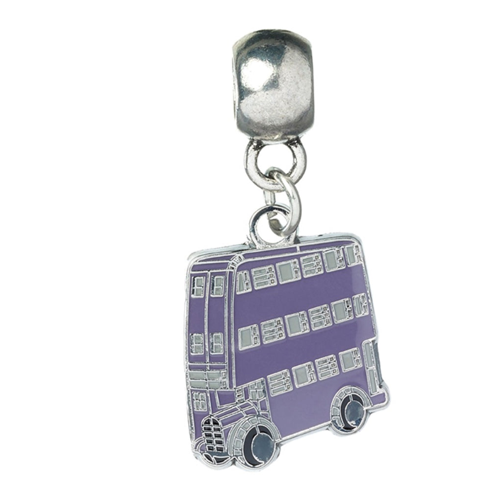 Harry Potter Knight Bus Slider Charm - Silver