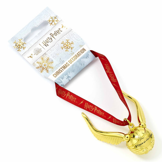 Harry Potter Golden Snitch Christmas Decoration - Gold
