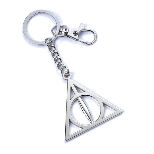 Harry Potter Deathly Hallows Keyring - Silver