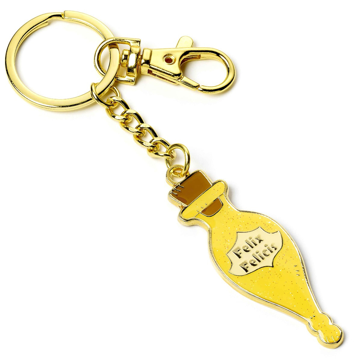 Harry Potter Glow in the Dark Felix Felicis Keyring - Yellow