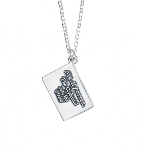 Harry Potter Sterling Silver Hogwarts Acceptance Letter Charm Necklace - Silver
