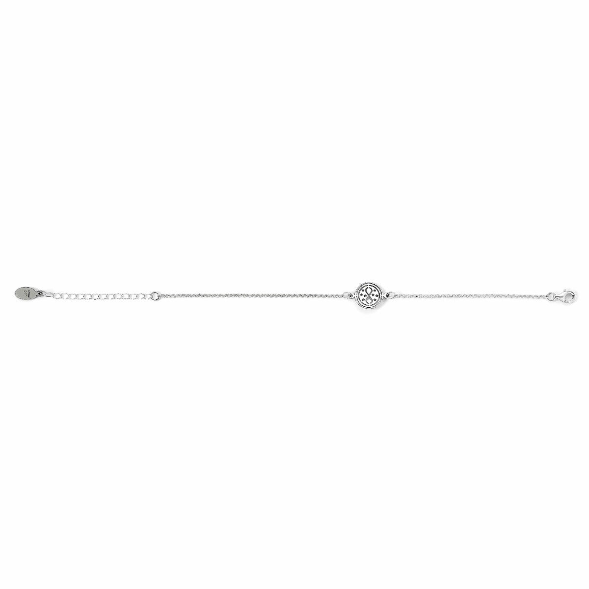 Harry Potter Sterling Silver Time Turner Charm Bracelet