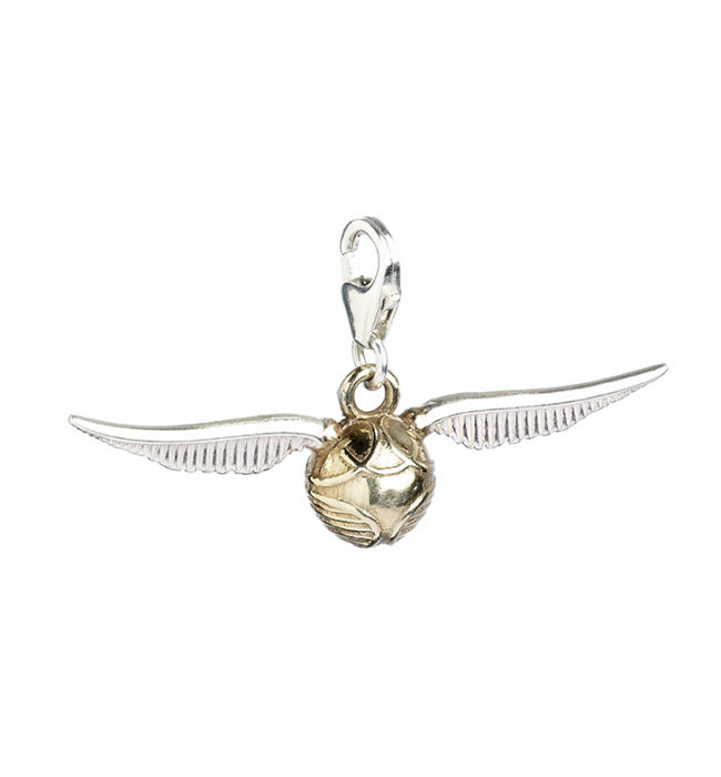 Harry Potter Sterling Silver Golden Snitch clip on charm