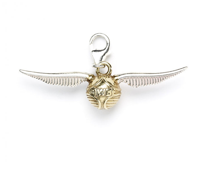 Harry Potter Sterling Silver Golden Snitch clip on charm
