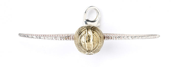 Harry Potter Sterling Silver Golden Snitch clip on charm