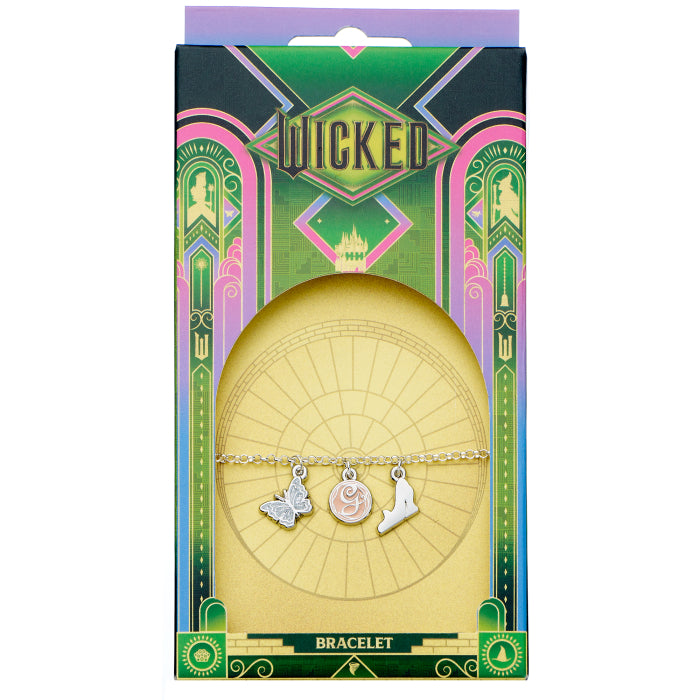 Wicked For Good Glinda Icons Charm Bracelet