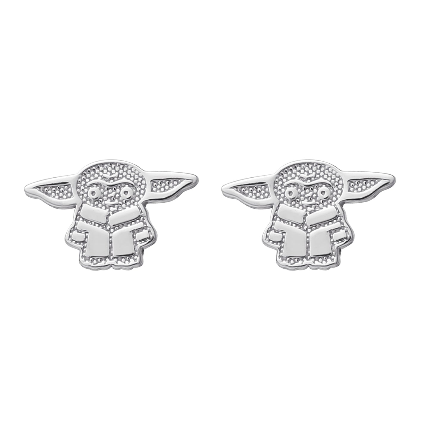 Disney Baby Yoda Sterling Silver Stud Earrings