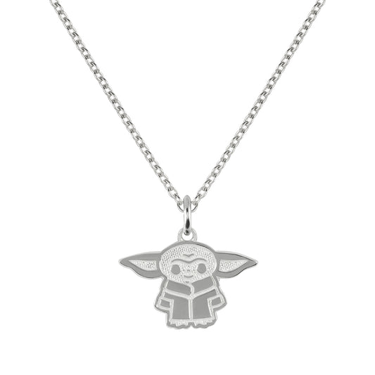 Collier pendentif en argent sterling Disney Baby Yoda