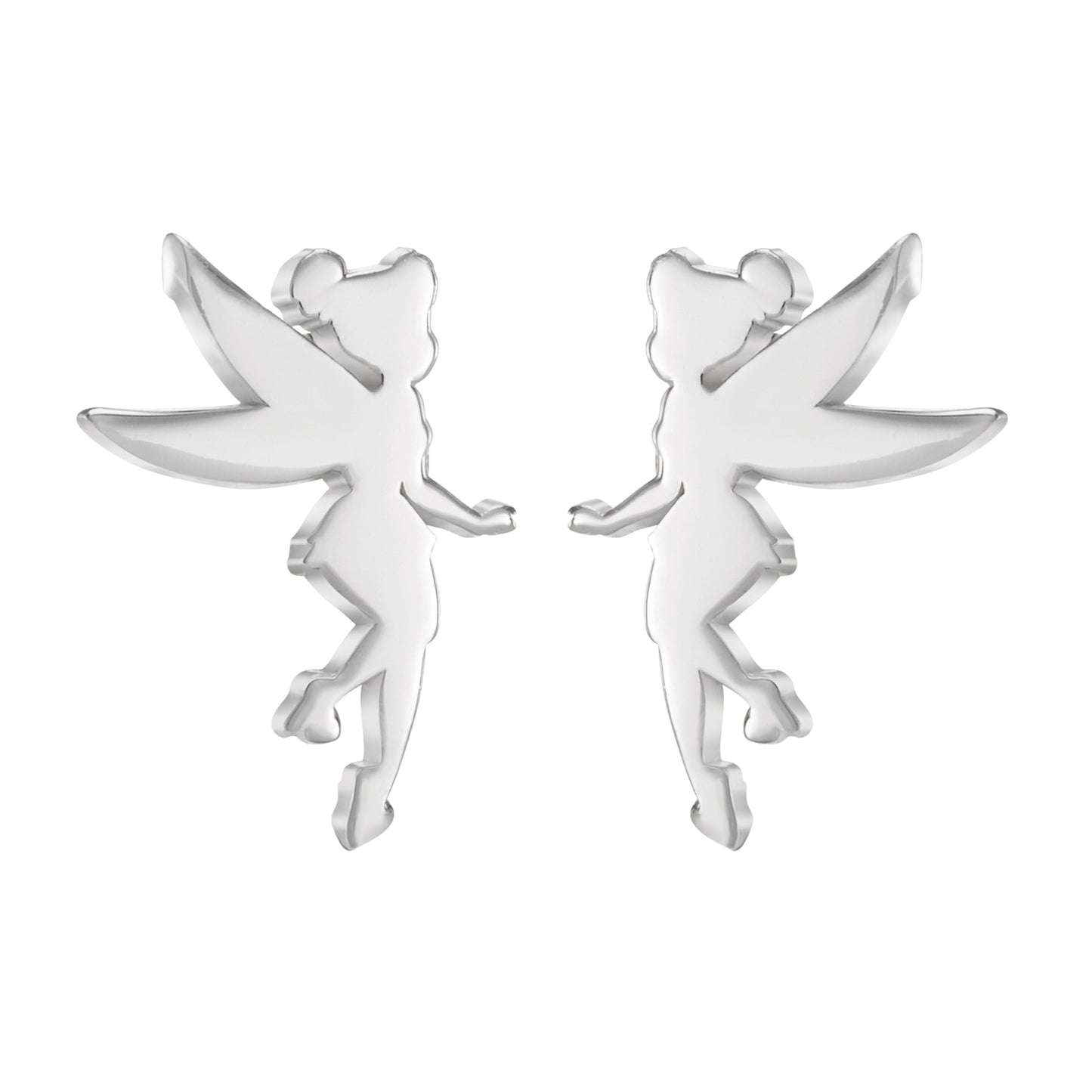 Disney Princess Tinkerbell Sterling Silver Stud Earrings