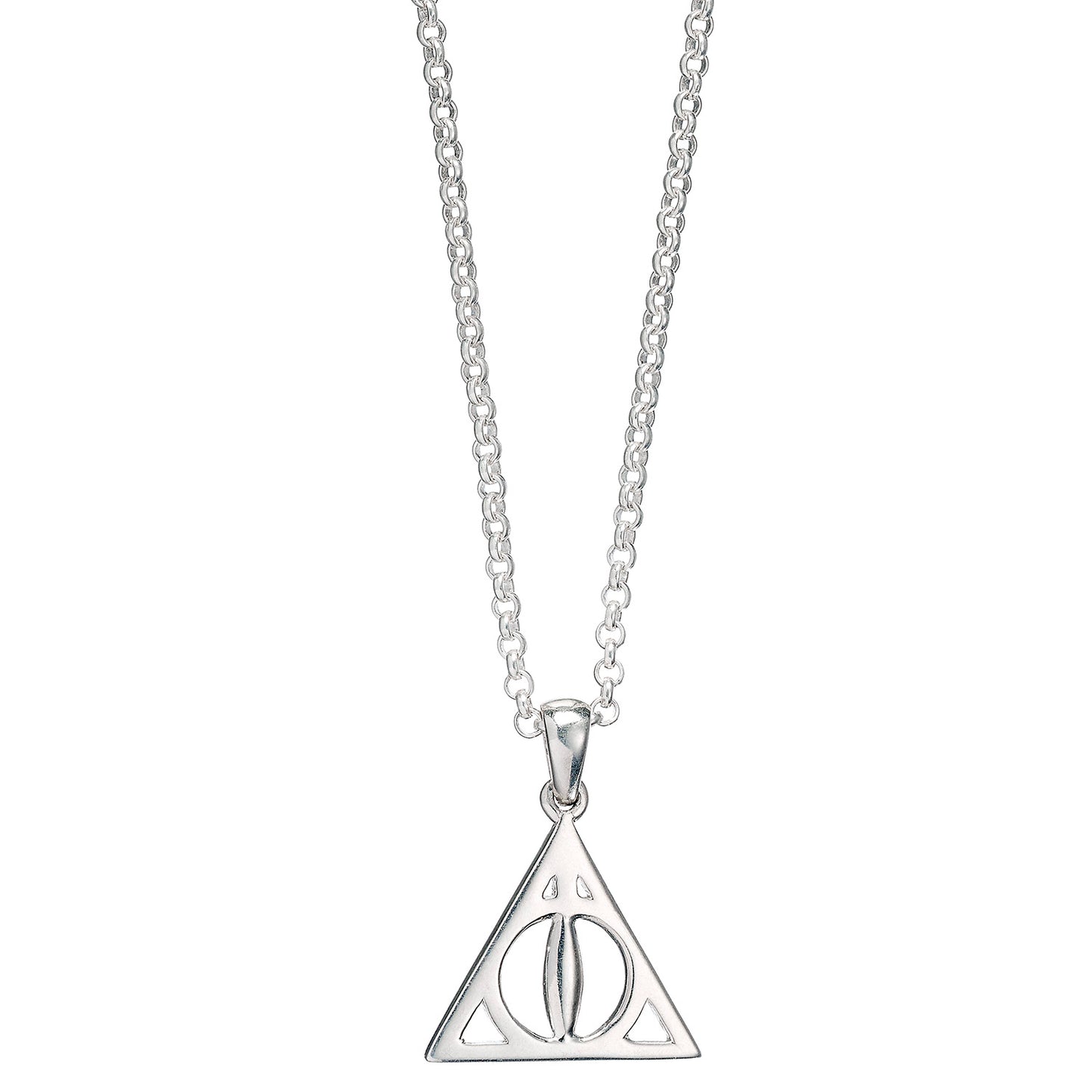 Harry Potter Sterling Silver Deathly Hallows Necklace