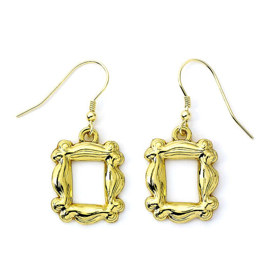 Friends the TV Series Frame Dangle Earrings - Gold