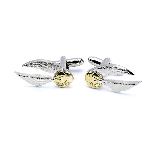 Harry Potter Men's Golden Snitch Cufflinks - Silver
