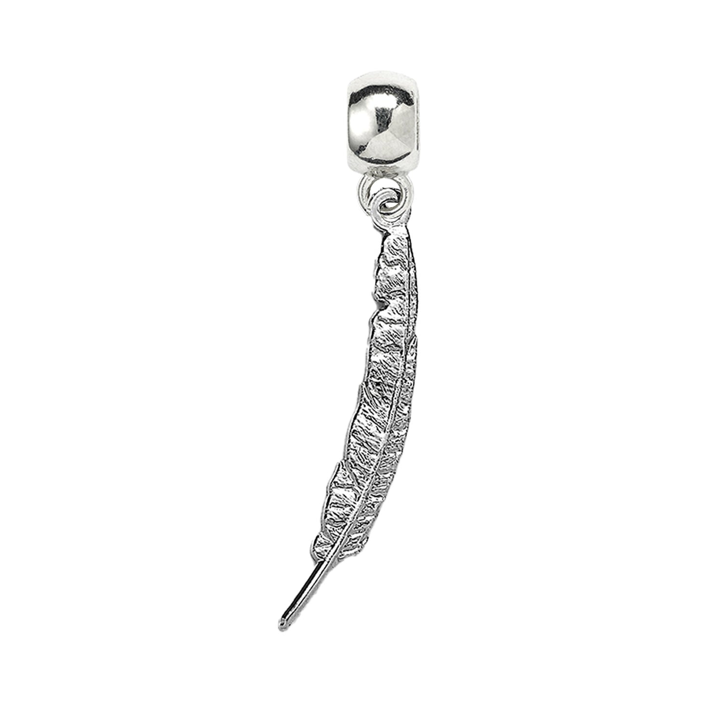 Harry Potter Feather Quill Slider Charm - Silver
