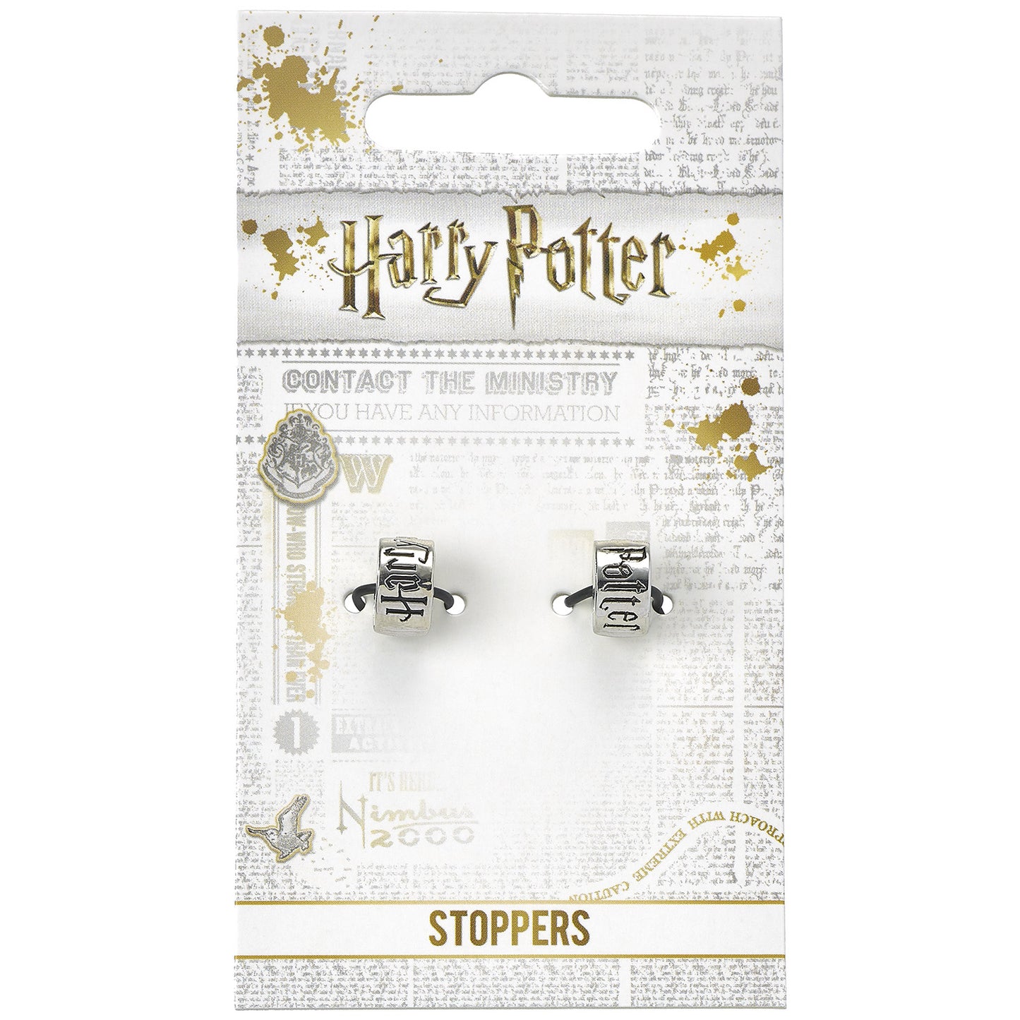 Harry Potter Charm Stopper set of 2 - Silver