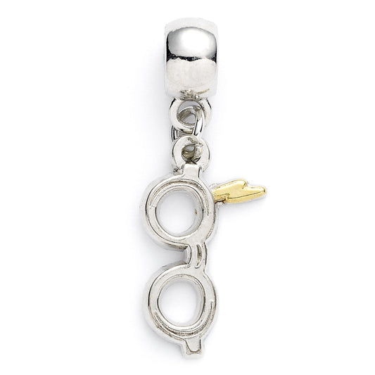 Harry Potter  Lightning Bolt & Glasses Slider charm - Silver
