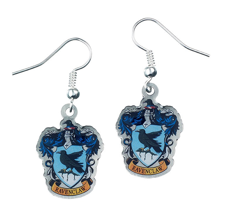 Boucles d'Oreilles Harry Potter Serdaigle Crest - Argent