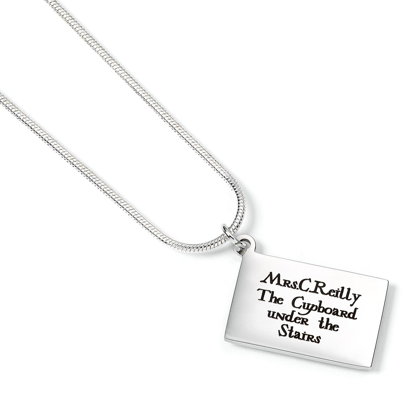 Harry Potter Personalised Hogwarts Acceptance Letter Necklace - Silver