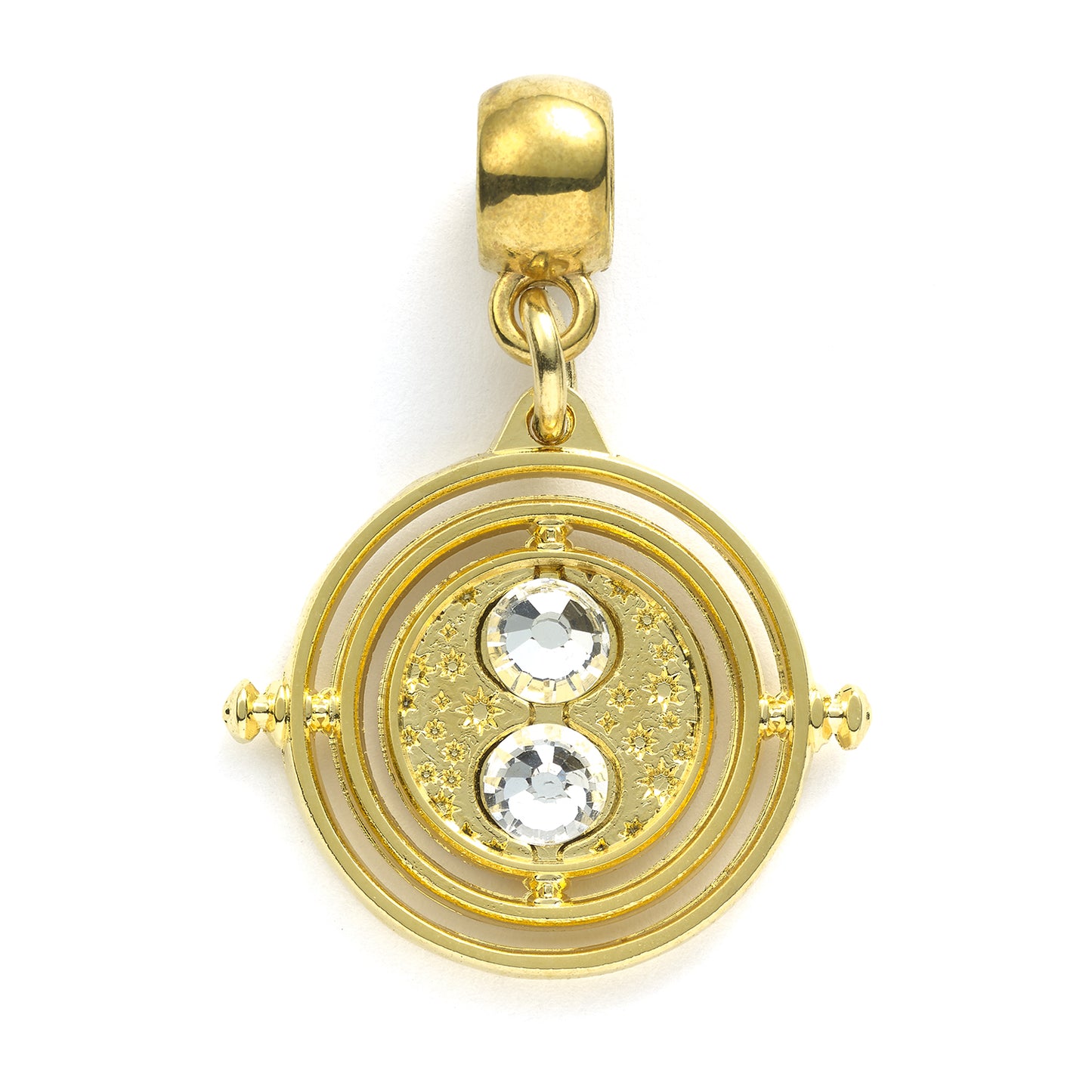 Harry Potter Fixed Time Turner Slider Charm - Gold