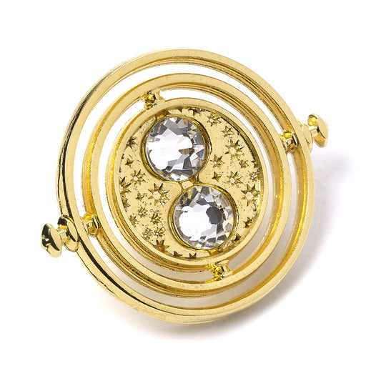 Harry Potter Fixed Time Turner Pin Badge - Gold