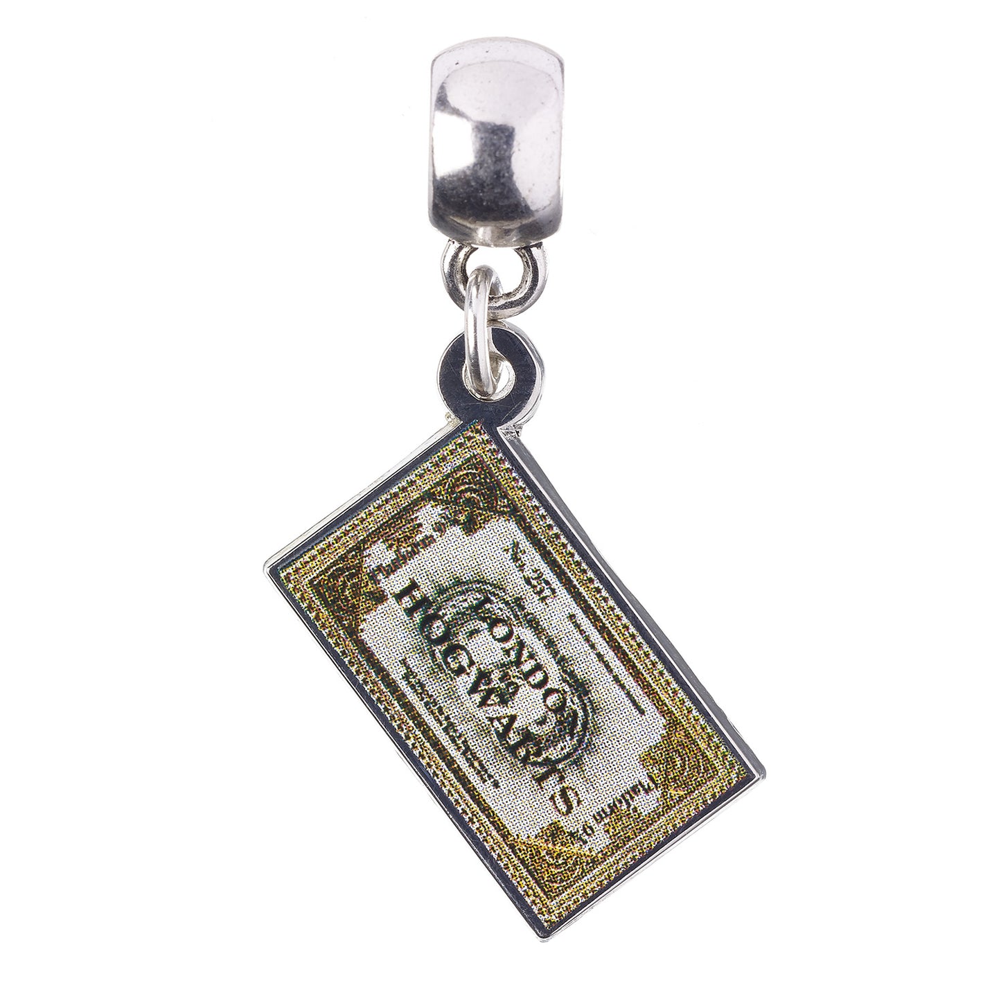 Harry Potter Hogwarts Express Ticket Slider Charm - Silver