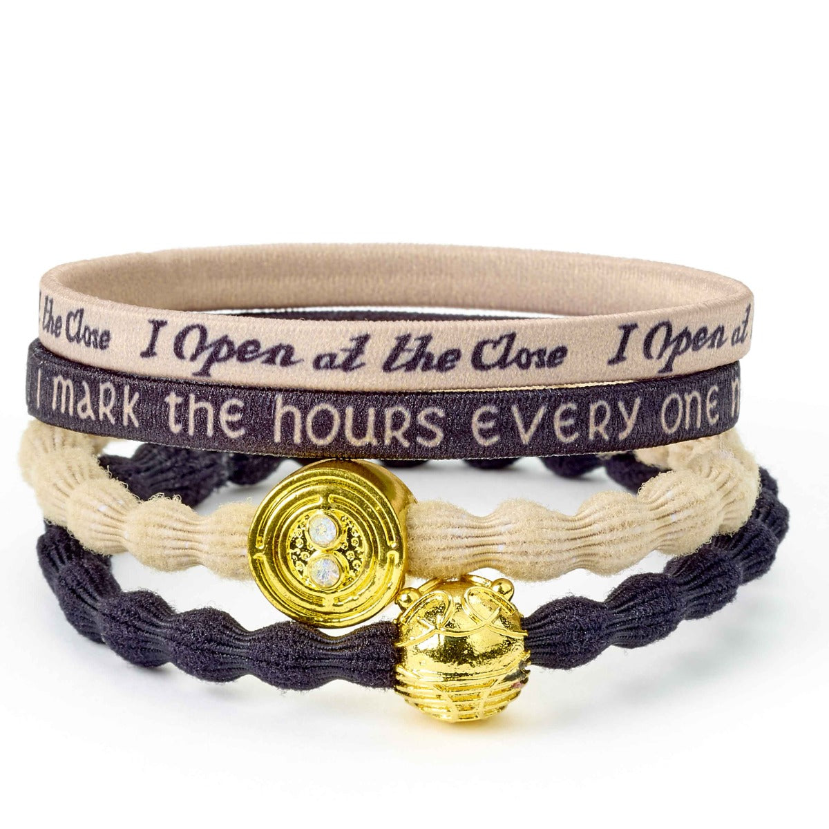 Harry Potter Time Turner and Golden Snitch Hair Band Set