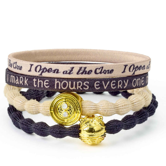 Harry Potter Time Turner and Golden Snitch Hair Band Set