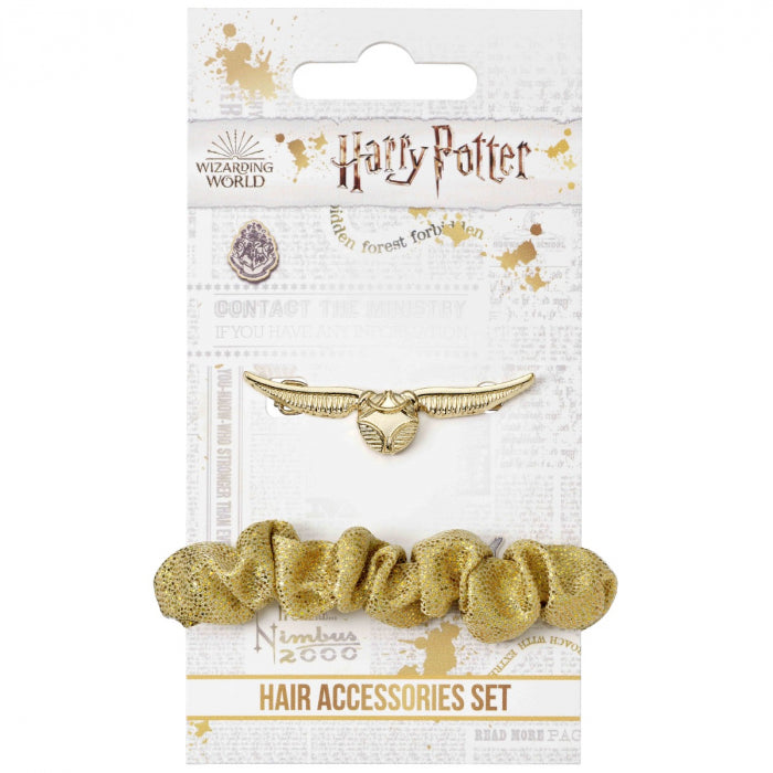 Harry Potter Golden Snitch hair accessory set