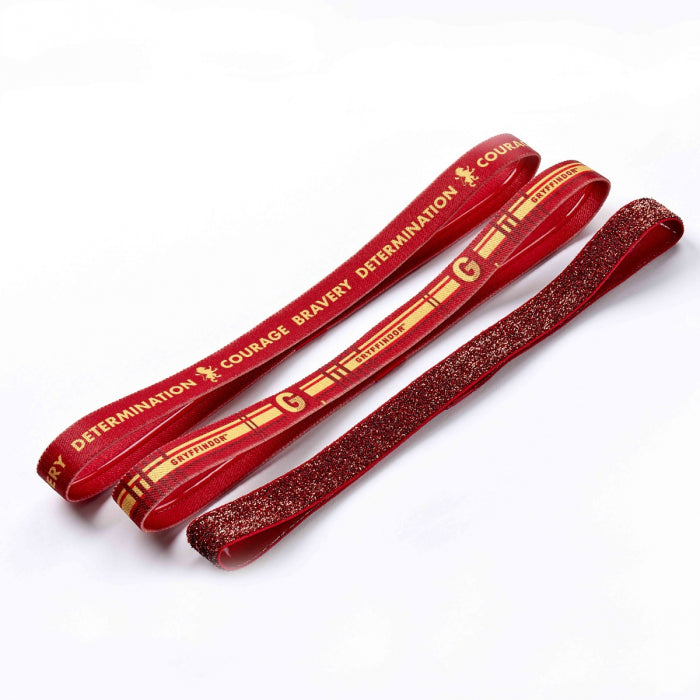 Kellica Official Harry Potter Gryffindor Elastic Headband Set