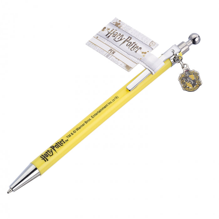 Harry Potter Hufflepuff House Crest Pen - Yellow