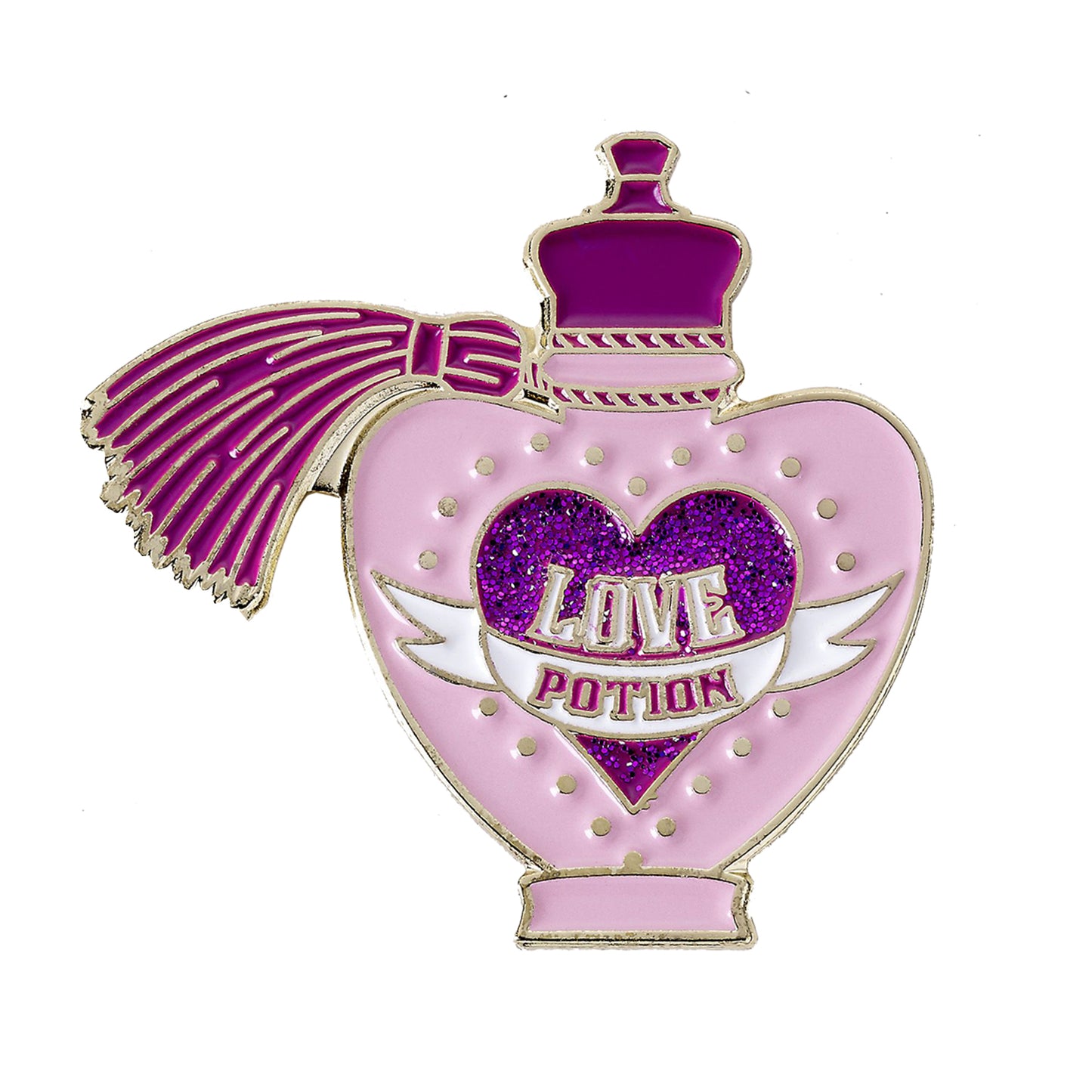 Harry Potter Love Potion Pin Badge - Pink