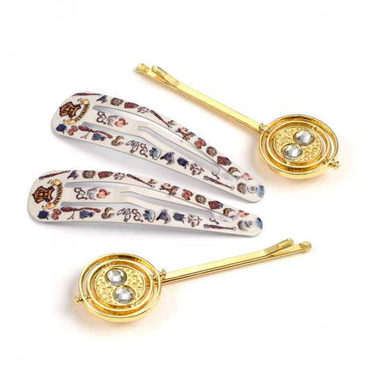 Harry Potter Time Turner Hair Clip Set - Gold