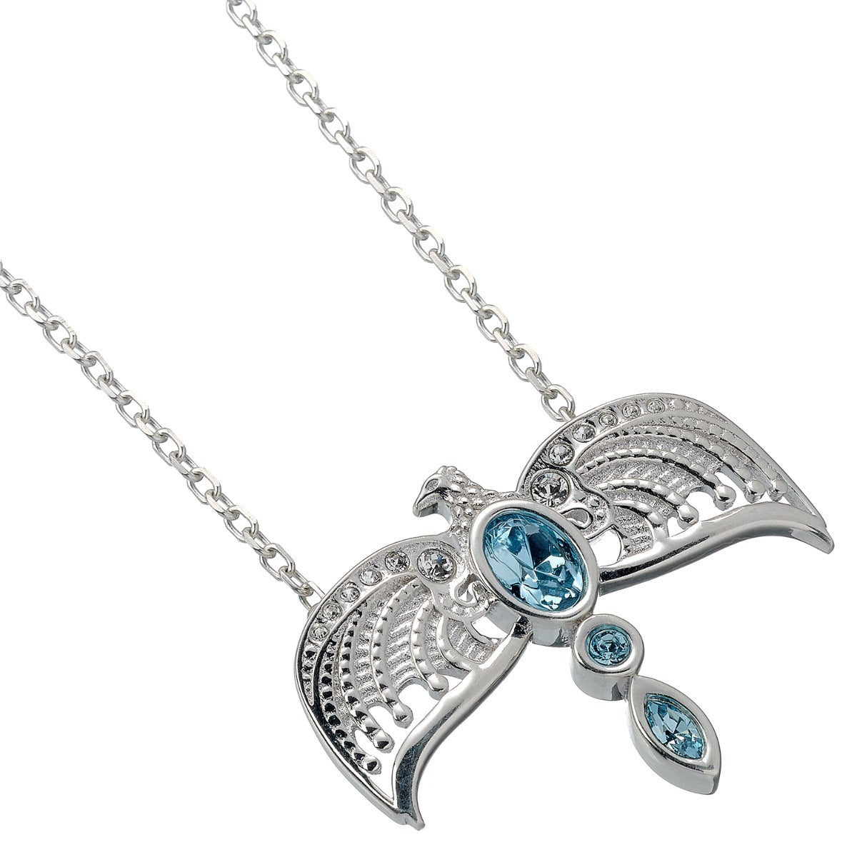 Harry Potter Diadem Necklace Embellished with Crystals - Sterling Silver