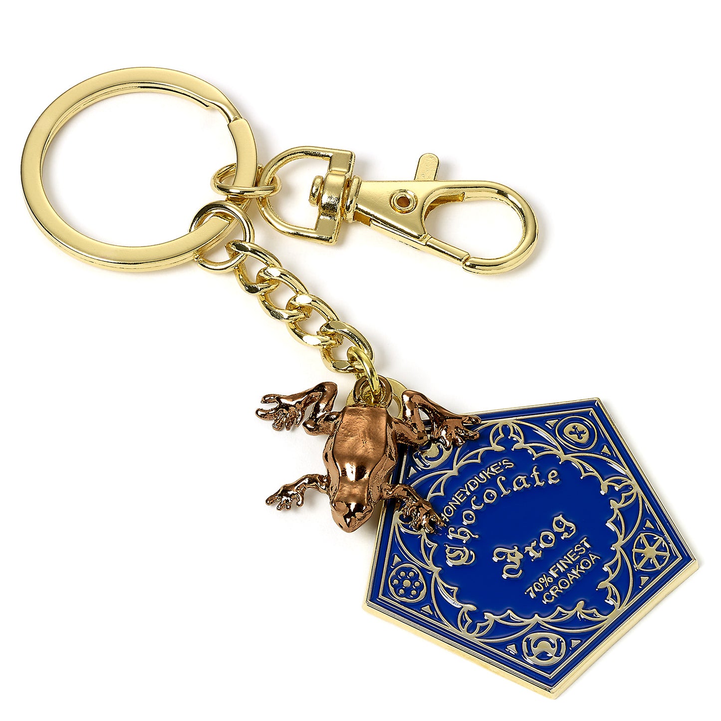 Harry Potter Chocolate Frog Keyring - Gold