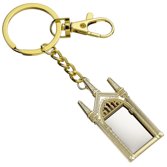 Harry Potter Mirror of Erised Keyring - Gold
