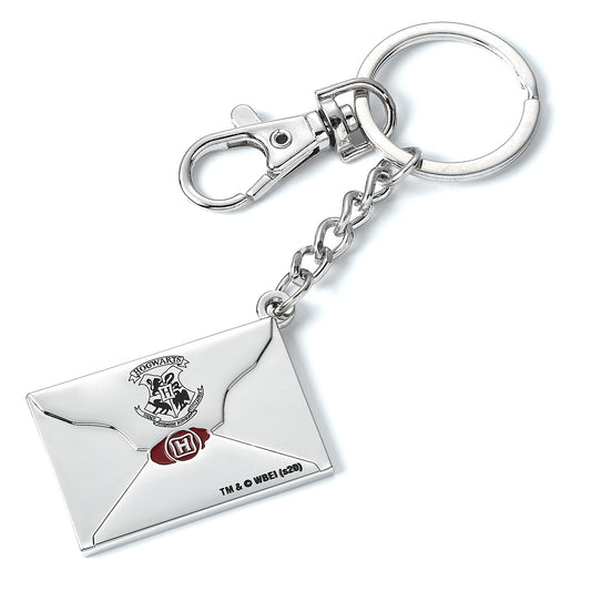 Harry Potter Hogwarts Acceptance Letter Keyring - Silver