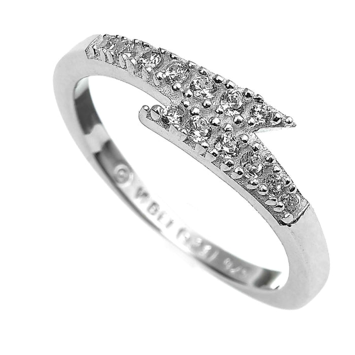 Harry Potter Lightning Bolt Ring - Sterling Silver