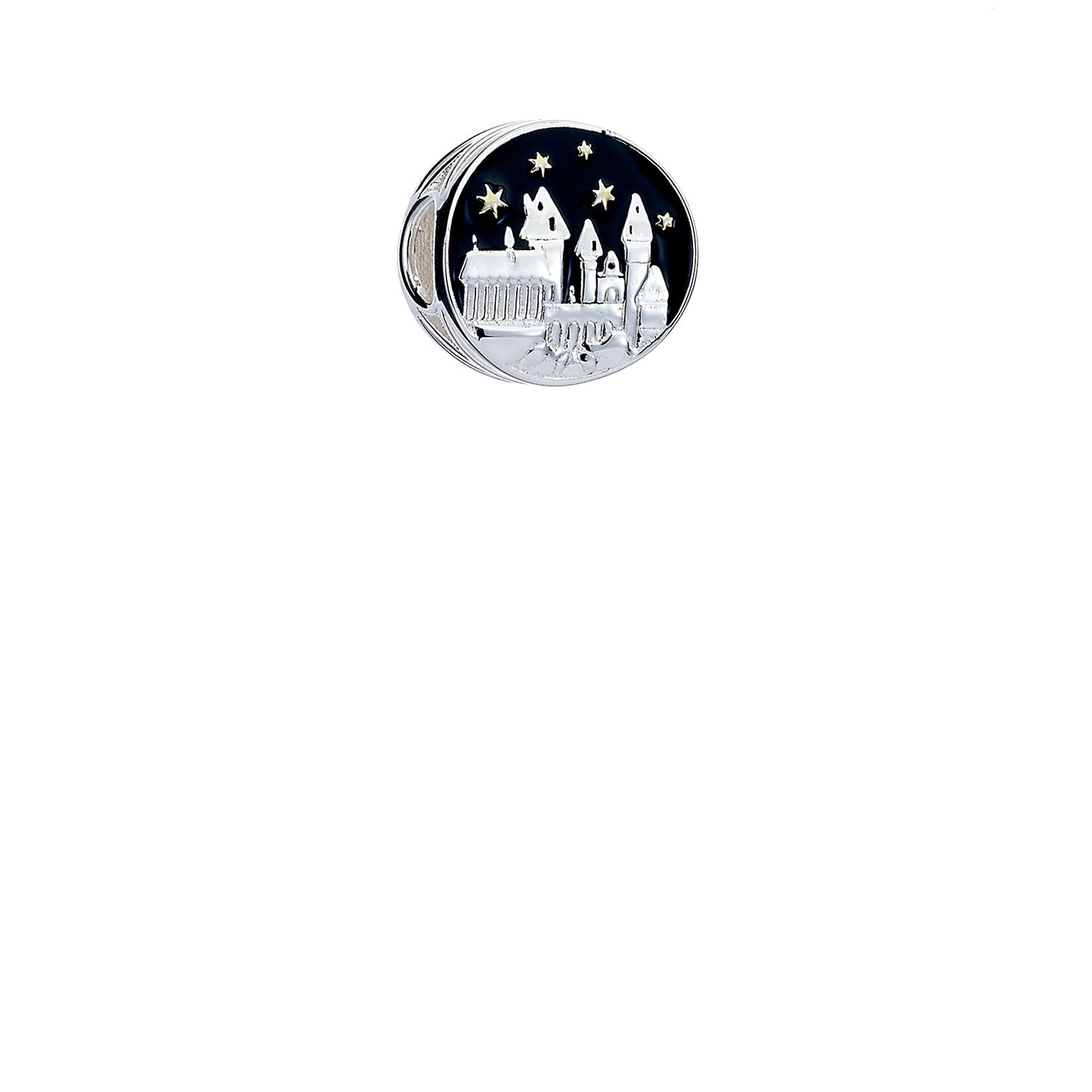 Harry Potter Hogwarts Castle Spacer Bead Charm - Sterling Silver