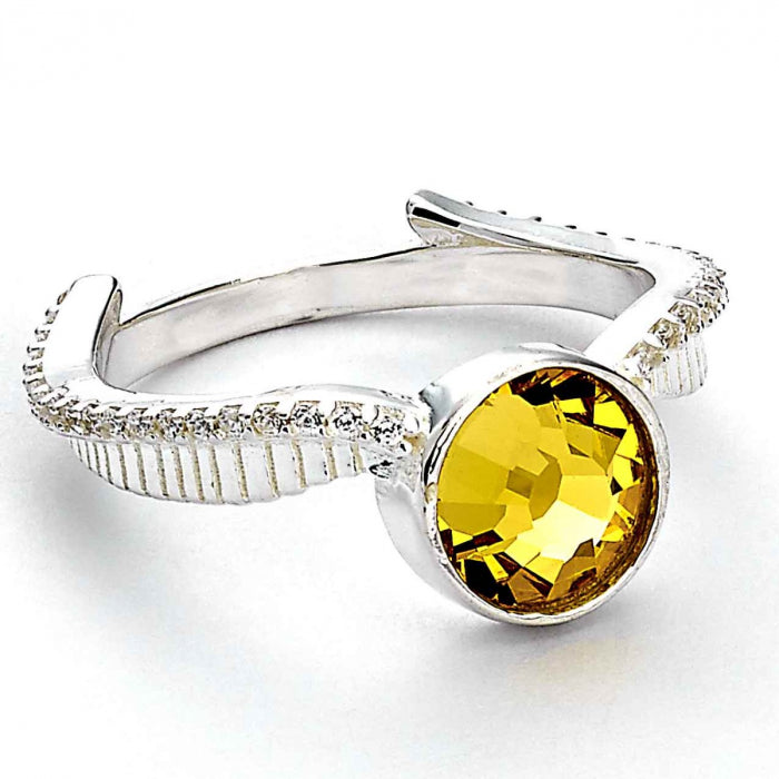 Harry Potter Golden Snitch Ring- Sterling Silver with Crystals