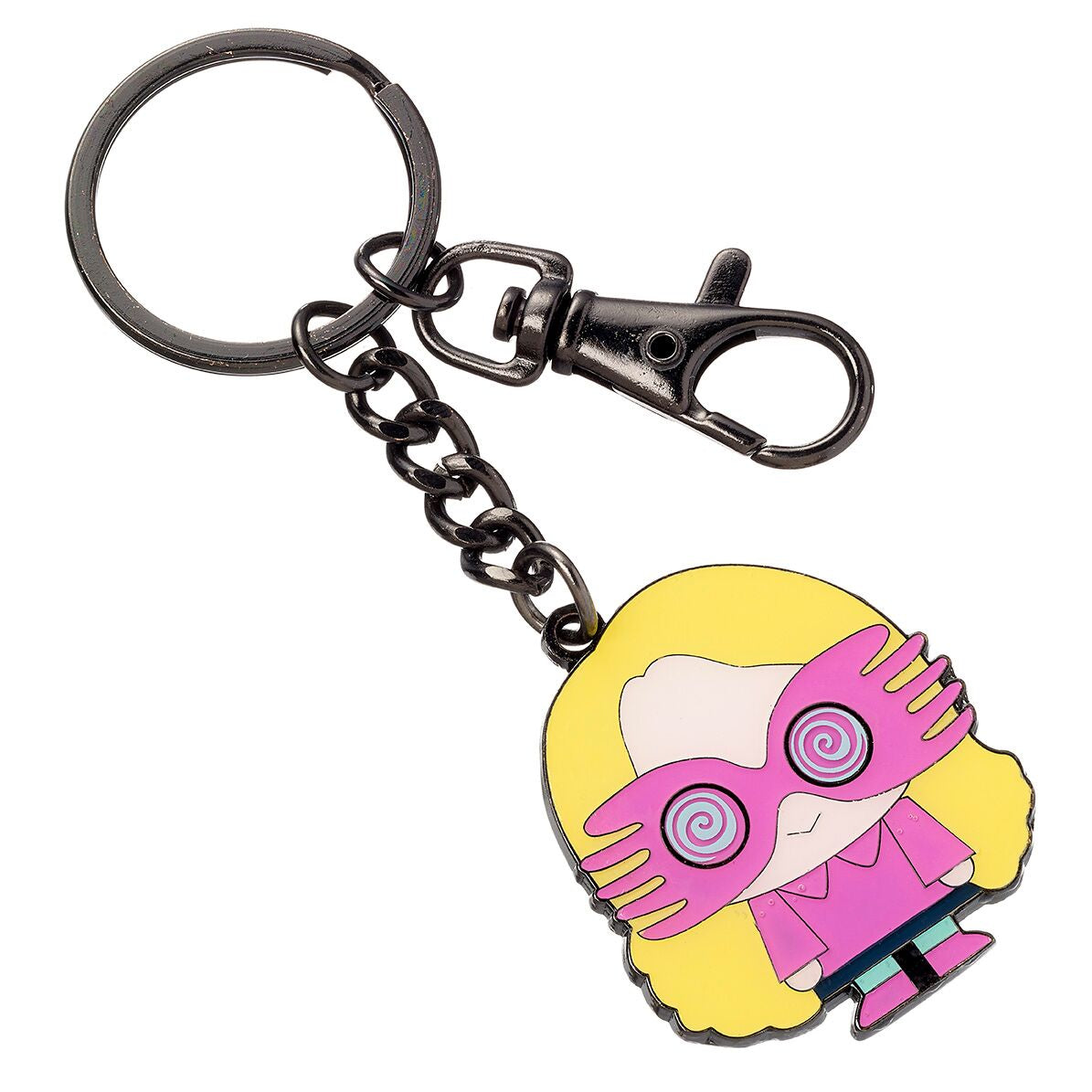 Harry Potter Luna Lovegood Chibi Style Keyring - Pink
