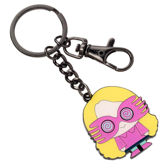 Harry Potter Luna Lovegood Chibi Style Keyring - Pink