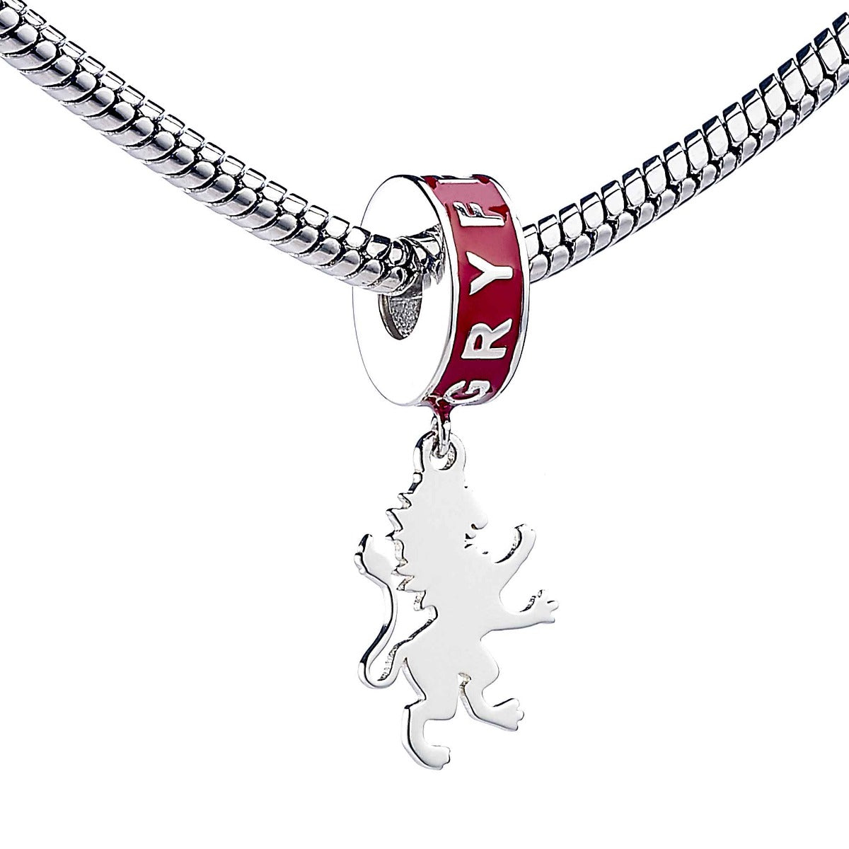 Harry Potter Sterling Silver Gryffindor House Slider Charm