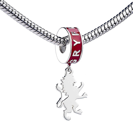 Harry Potter Sterling Silver Gryffondor House Slider Charm - Argent Sterling