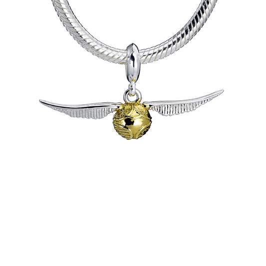 Harry Potter Sterling Silver Golden Snitch Slider Charm