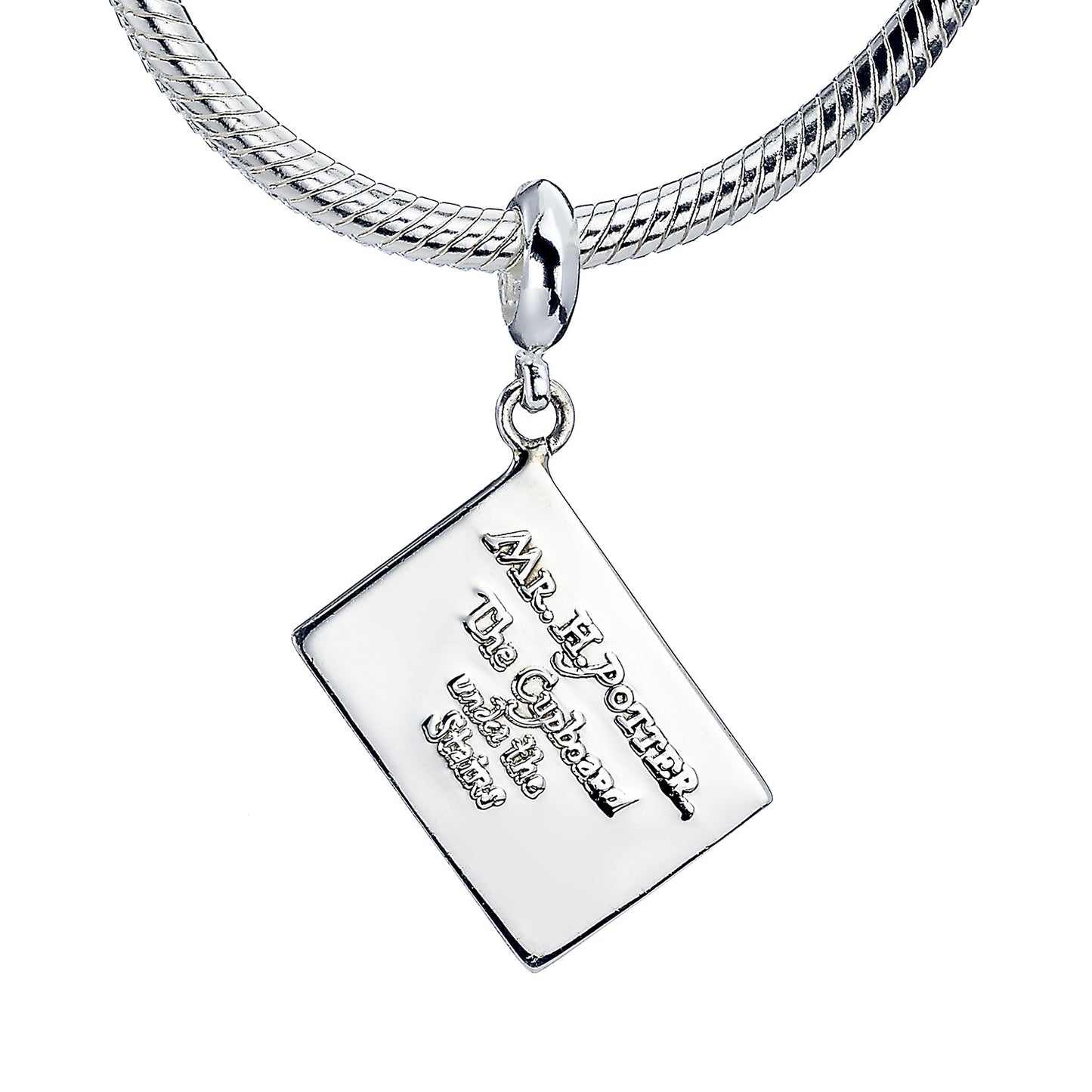 Harry Potter Hogwarts Acceptance Letter Slider Charm - Sterling Silver