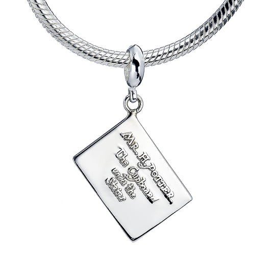 Harry Potter Hogwarts Acceptance Letter Slider Charm - Sterling Silver